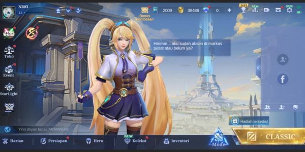 Akun smurf lvl 8 Mobile Legends