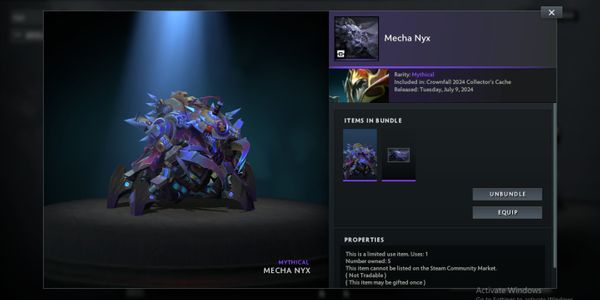 Mecha Nyx (Bundle Nyx Assassin Crownfall Act III and Collector's Cache)