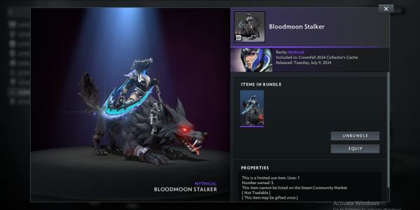 Bloodmoon Stalker (Bundle Luna Crownfall Act III and Collector's Cache)