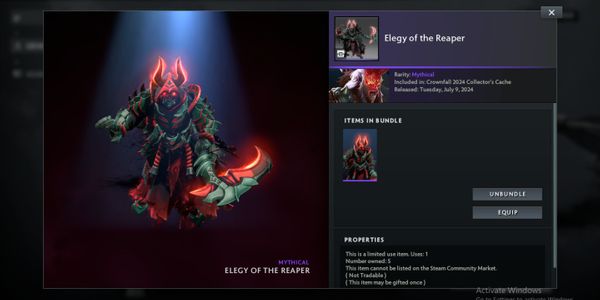 Elegy of the Reaper (Bundle Grimstroke Crownfall Act III and Collector's Cache)