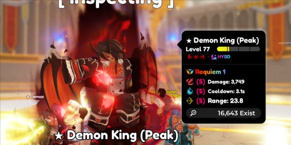 Demon king ( peak ) Req Full SSS