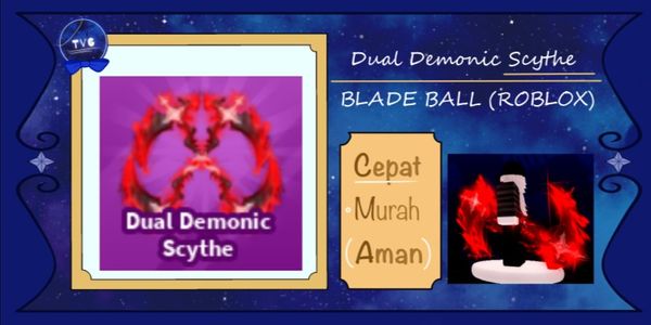 Dual Demonic Scythe | Blade Ball (RBL)