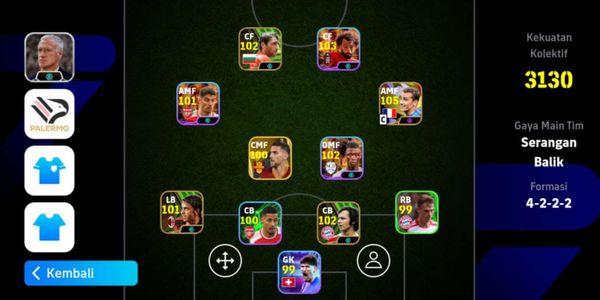Akun eFootball Salah Blitz Curler x Showtime Camavinga x Pack Francis Griezman Terkeuat x POTW x Epic Booster GG