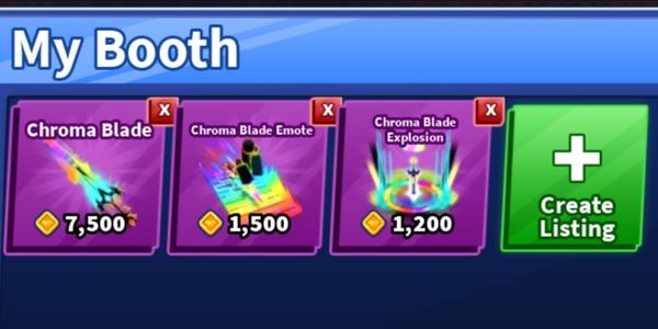 Chrome Blade Full Set (Sword, Emote and Explosion)