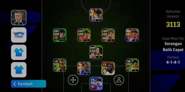Akun eFootball Son Blitz Curler x Coulybali CB Perusak x POTS Inggris x POTW x Shotime n Epic Booster GG