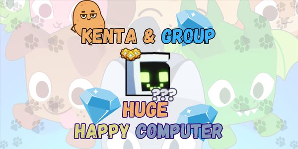 Huge happy computer