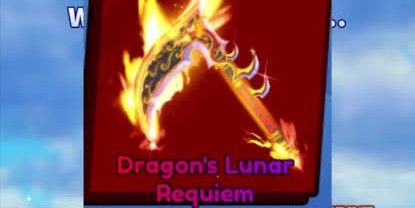 Dragon's lunar requiem || blade ball