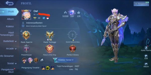 Gusion Collector Cheap Account l Badang Saintsaiya l Zilong 515 l Lance Kristen