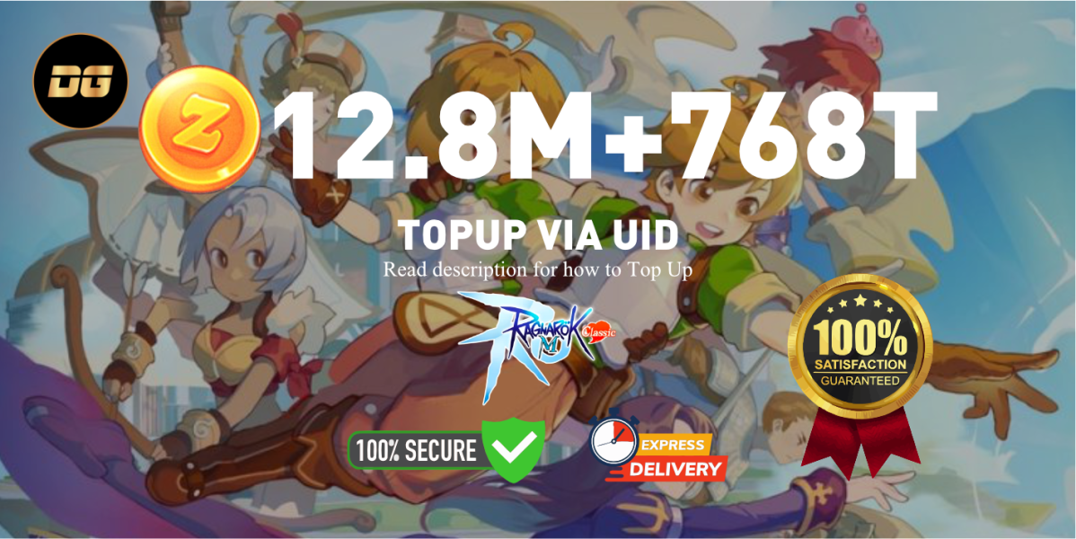Beli Top Up 12.8 Million Zeny + 768 Thousand Zeny Ragnarok M Classic ...