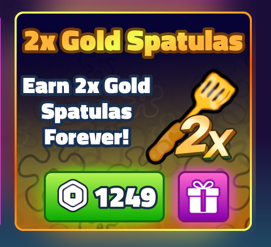 2x Gold Spatulas