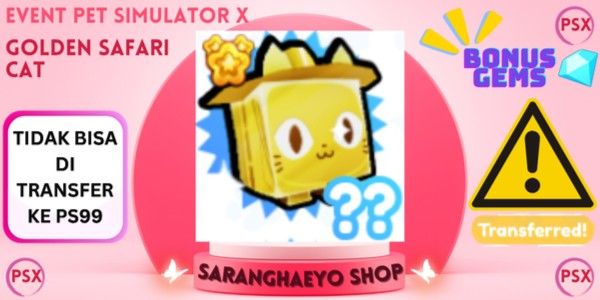 GOLDEN SAFARI CAT - สัตว์เลี้ยงอีเวนต์ PSX