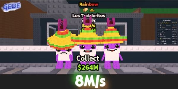 Rainbow Los Trala + 2 Mutation 8M/s (Secret) | Steal A Brainrot