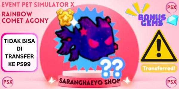 RAINBOW COMET AGONY - PET DE EVENTO PSX