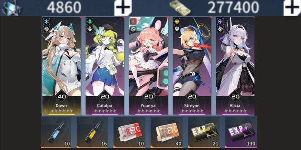Anchor Panic | Lv40 Dawn + 4860 + SR + Gacha Tickets