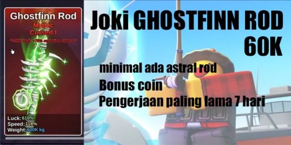 Joki Ghostfinn rod (read Description)