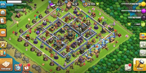 CODE845 - TH17 - Heroes 54_65_50_43 - Level 214 - Fast Delivery ( Android & iOS )