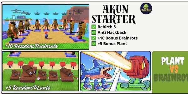 Akun Rebirth 5 | Plant vs Brainrots