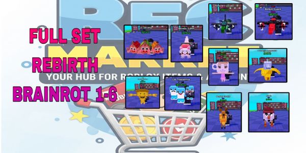 Full Set Brainrot Rebirth 1 - 6 - Plants Vs Brainrots