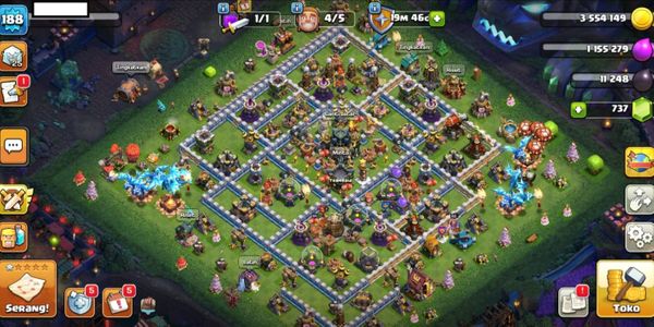 CODE856 - TH17 - Heroes 65_65_40_20 - Level 188 - Fast Delivery ( Android & iOS )