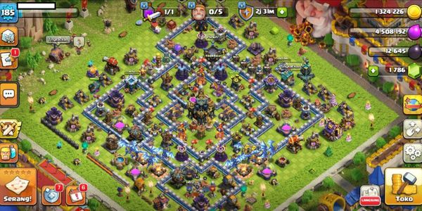 CODE875 - TH17 - Heroes 68_72_54_30 - Level 184 - Fast Delivery ( Android & iOS )