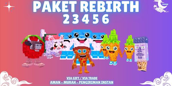 Paket Rebirth 2 - 6 | Plants Vs Brainrots