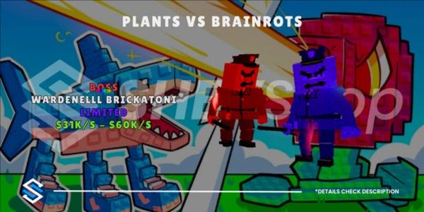 Wardenelli Brickatoni Rainbow (BOSS) | Plant Vs Brainrots