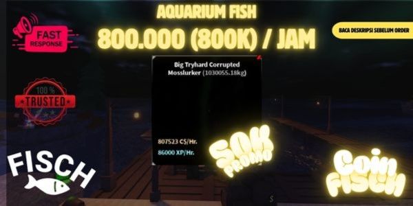Aquarium Fish (800K C / Hour)