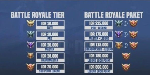 RANK BOOST PACKAGE TIER ELITE - GRANDMASTER