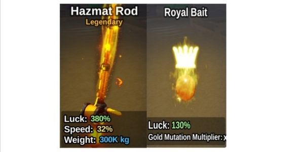 Akun Polosan Hazmat Rod + Royal Bait | FISH IT