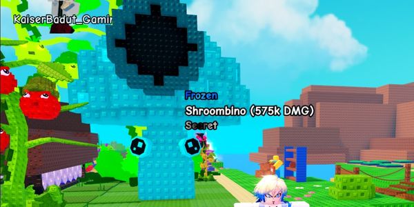 식물 저렴 575k 데미지 Huge Secret Frozen Shroombino | Plants vs Brainrots