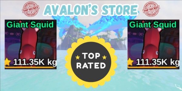 SECRET GIANT SQUID / SOTONG - Fish it!