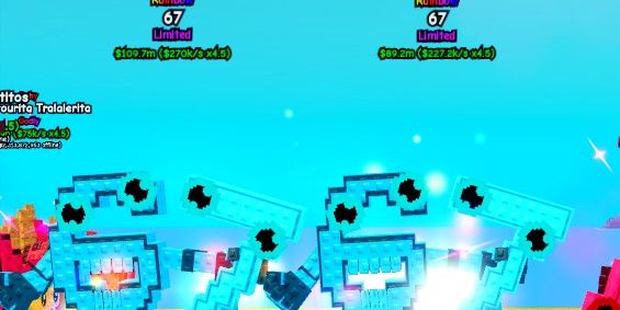 Plants Vs Brainrots rainbow 67 210k+/s