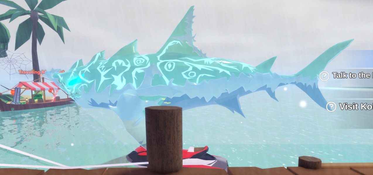 Frostborn Shark Blue GemStone (secret) | Fish It!