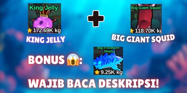 BIG GIANT SQUID + KING JELLY+ BONUSS! || FISH IT! || RBL