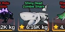 DEAD ZOMBIE SHARK (SECRET SHINY) FISH IT!