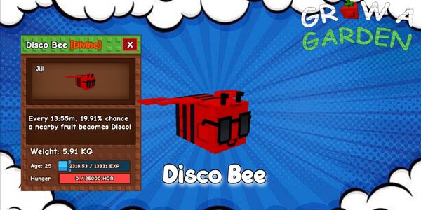 Disco Bee - Grow A Garden