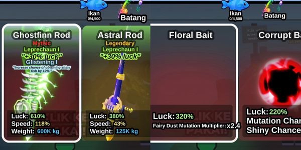 AKUN GHOSFIN ROD+FLORAL BAIT DATA POLOS