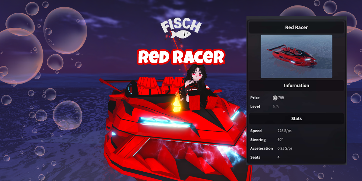 Buy Item Red Racer (Boat) Fisch 3894382 | itemku