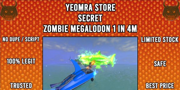 SECRET FISH IT! ZOMBIE MEGALODON 1 IN 4M