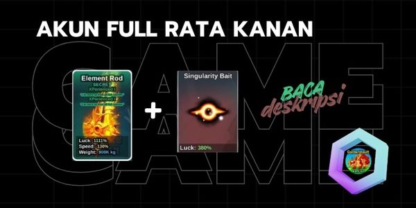 Fish it! AKUN ELEMENT ROD & SINGULARITY BAIT