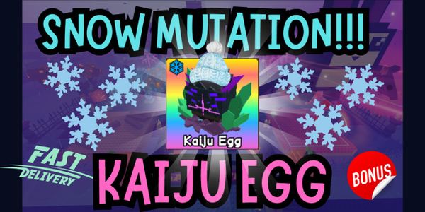 Beli Item ️Kaiju Egg (SNOW) ️ || Snow Mutation || BUILD A ZOO Build A ...