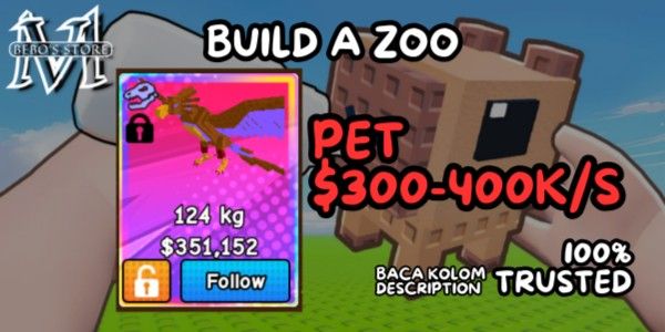 Pets $300-400k/s | Build a Zoo