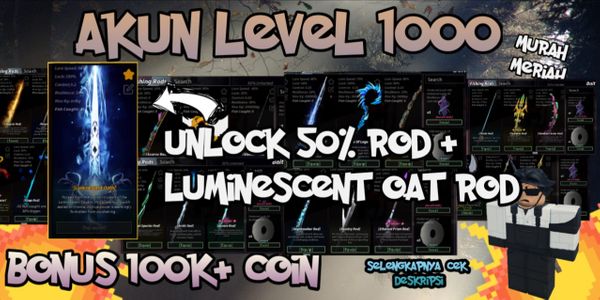 Cheap Fisch Account Level 1000 (Account Level Max)