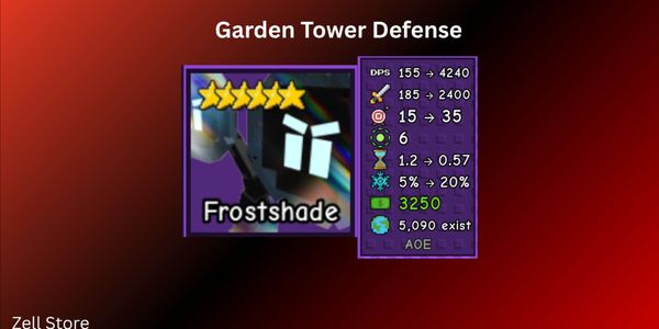 Garden Tower Defense | Frostshade (6 Stars) Exclusive Units