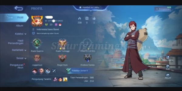 MLBB Smurf Account WR Fierce | Ready for Ranked | Moonton 100% Safe