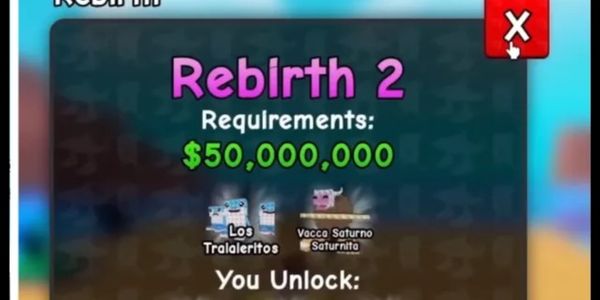 Rebirth Package 2 - Plant vs Brainrots
