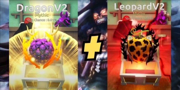 Akun Starter Fruit Battlegrounds - DragonV2 + LeopardV2