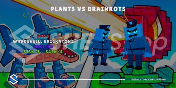 Wardenelll Brickatoni Diamond (BOSS) | Plant Vs Brainrots