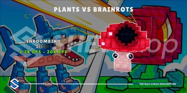 Shroombino DPS 6.2k - 20k | Plant Vs Brainrots