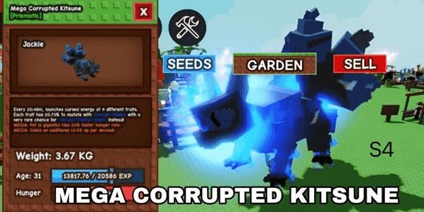Mega Corrupted Kitsune - Grow A Garden